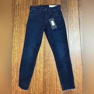 NWT rag & bone cate mid rise shorty skinny jeans in women’s size 23